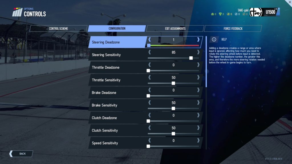 project cars 2 pc default control assignments list