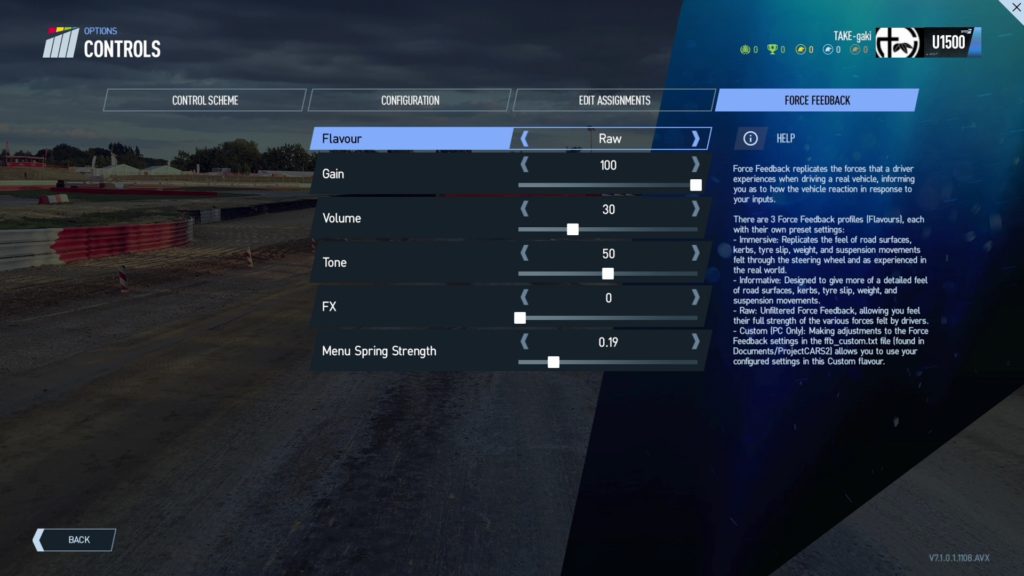 project cars 2 pc default control assignments list